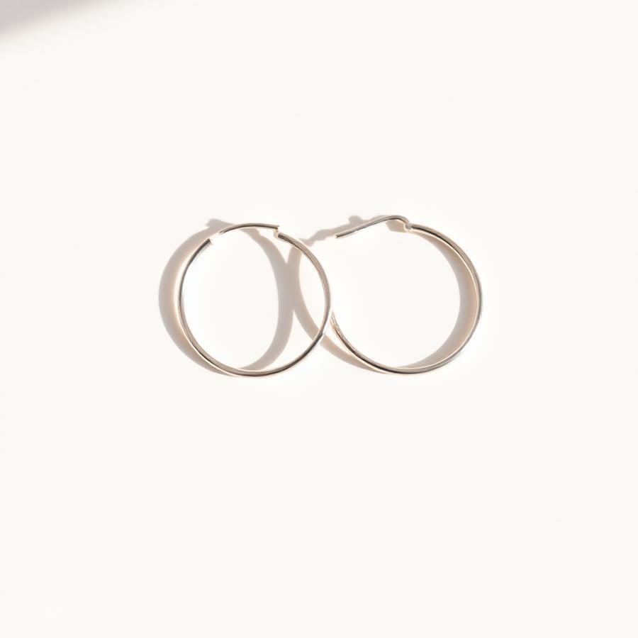 Ohrringe Creolen Anna Grande – Silber