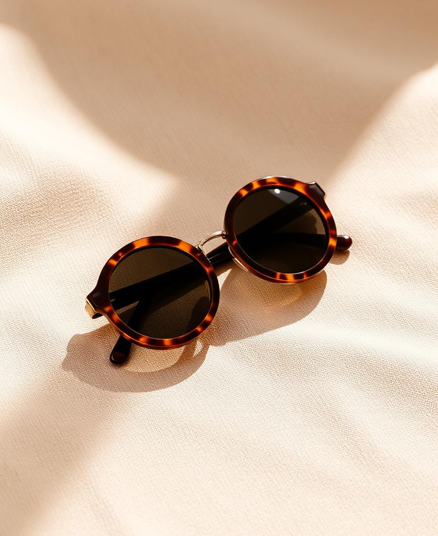 Sonnenbrille Round – Tortoise